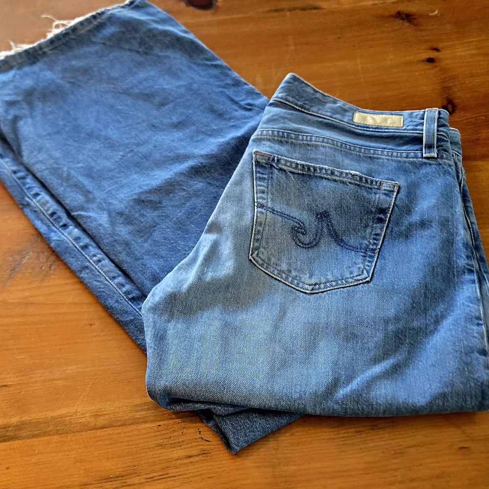 Wide Leg Denim Jeans